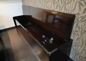 和風モダンな収納付き椅子