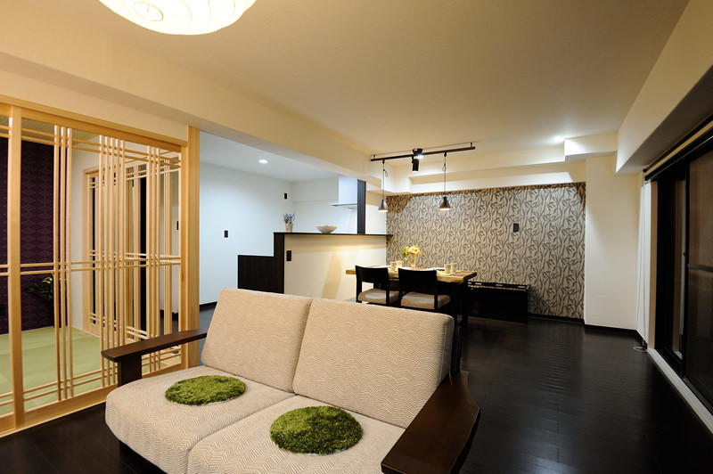 Qvouリノベ施工事例和モダン