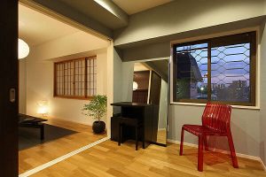 和風モダンなフラットな床