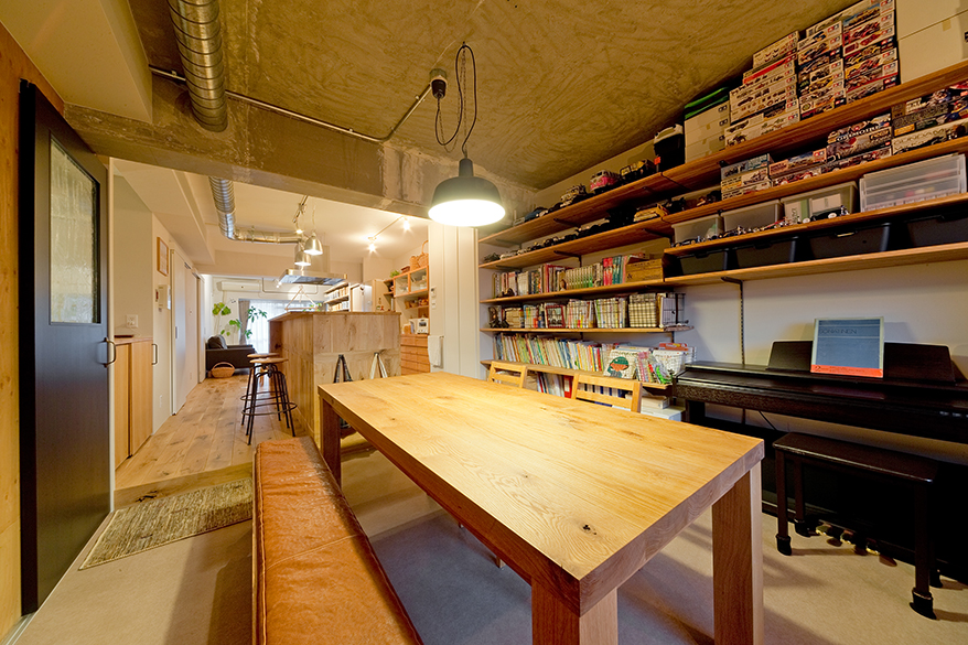 シンプルハウス施工事例リビング