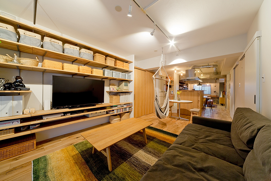 シンプルハウス施工事例リビング