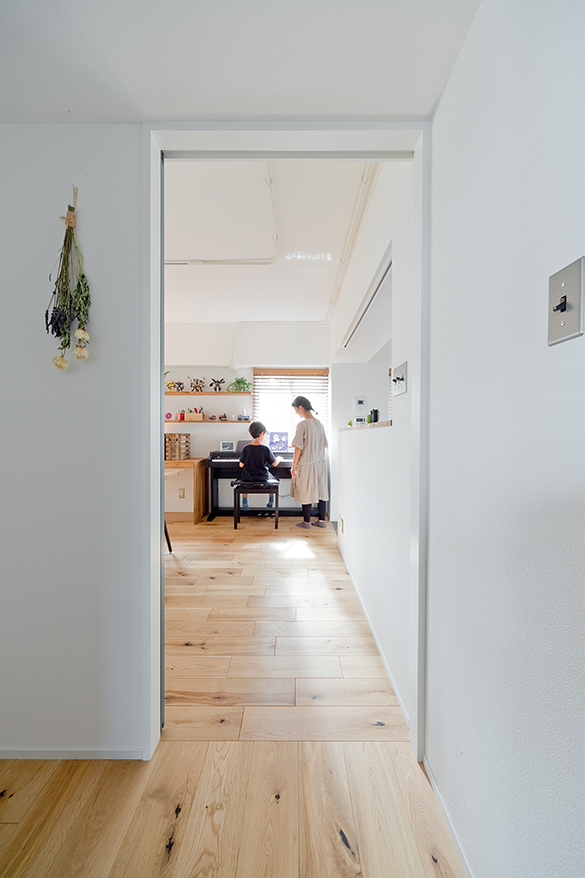 シンプルハウス施工事例リビング