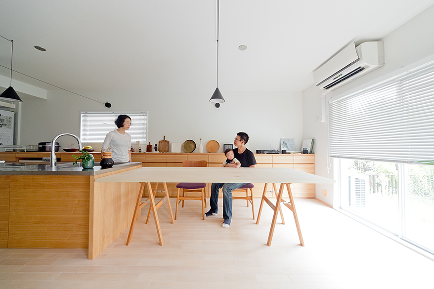 シンプルハウス施工事例リビング